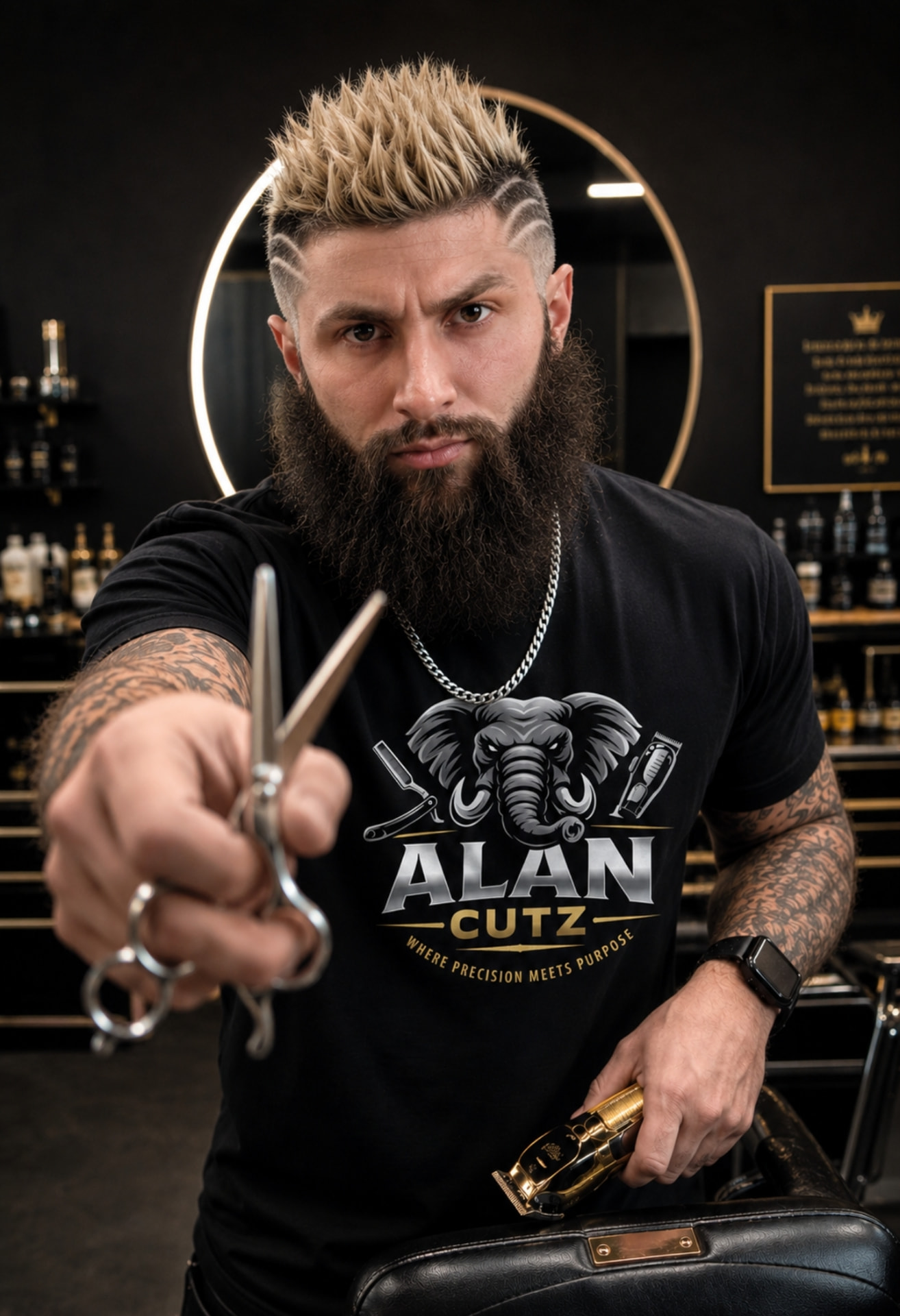 Robert, Barber at Alan Cutz